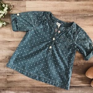 Polka Dot Button Down Shirt